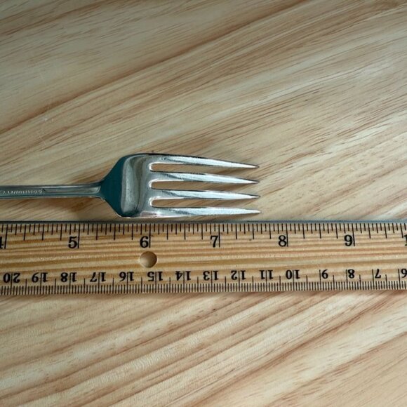 Vtg Oneida Evening Star Grille Forks Vinade Set Of 4 1950 Community Silverplated - Picture 9 of 9